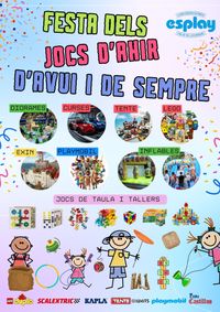 JA POTS RESERVAR LA TEVA FESTA DELS JOCS D'AHIR D'AVUI I DE SEMPRE